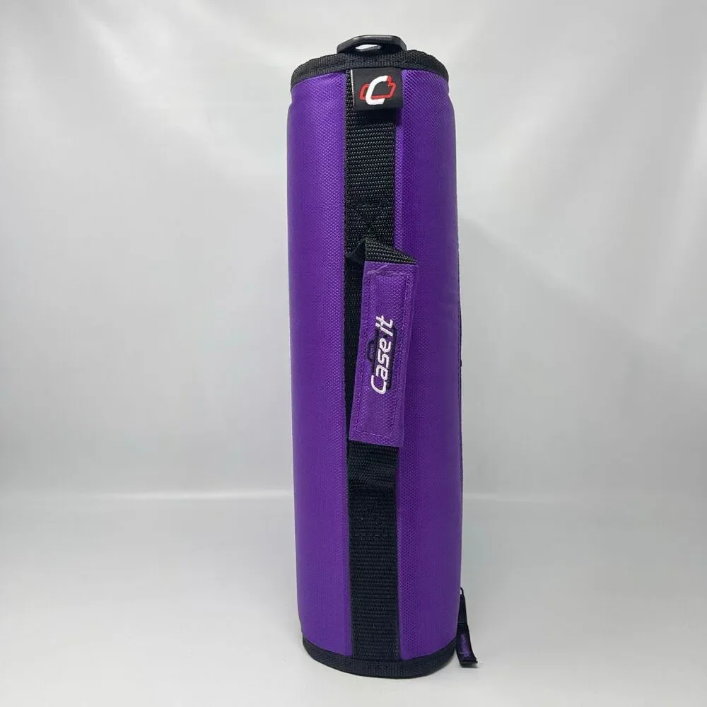 Case It Purple Large Capacity Zipper Binder 3 Rings 3